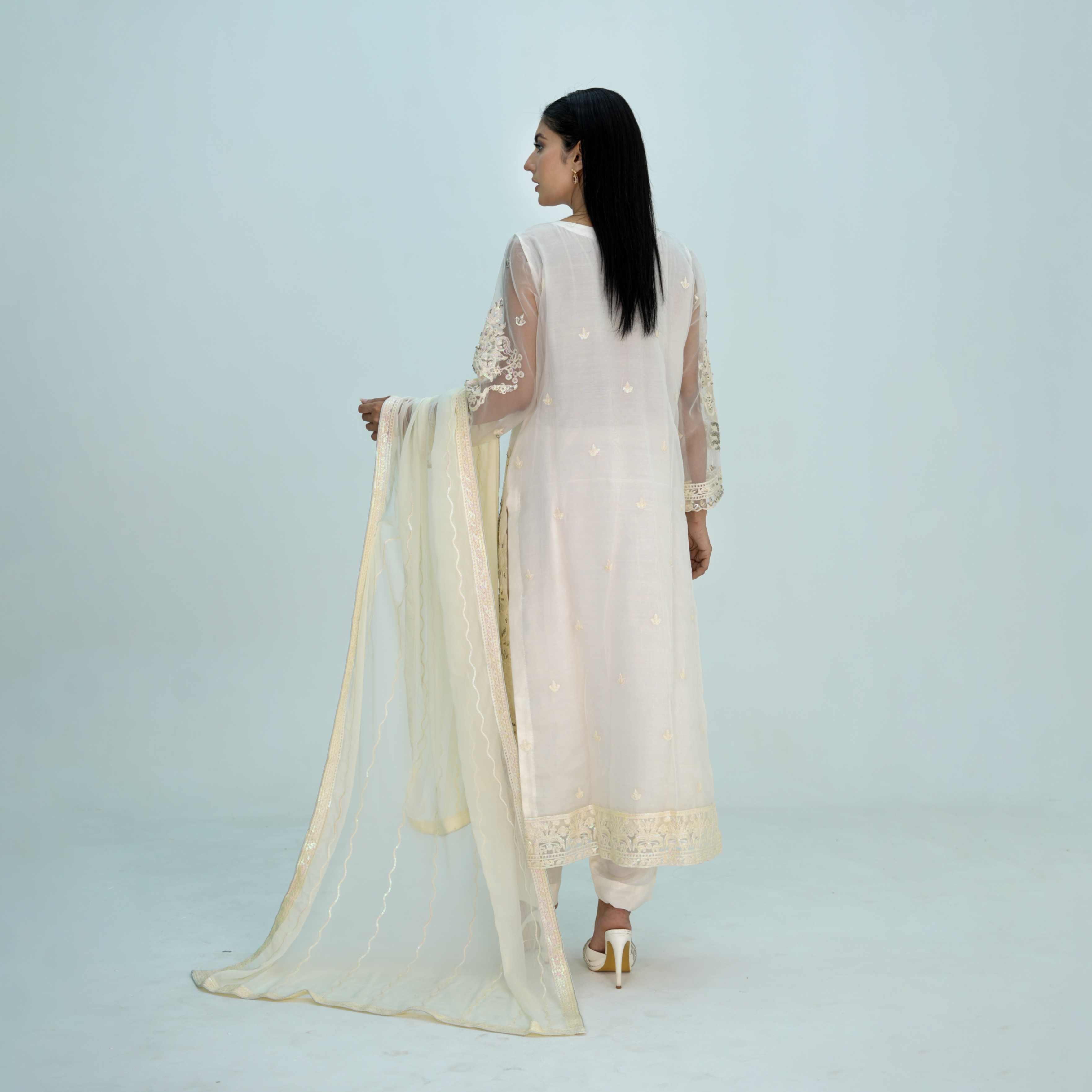 EMBROIDED ORGANZA OUTFIT | TK-0702