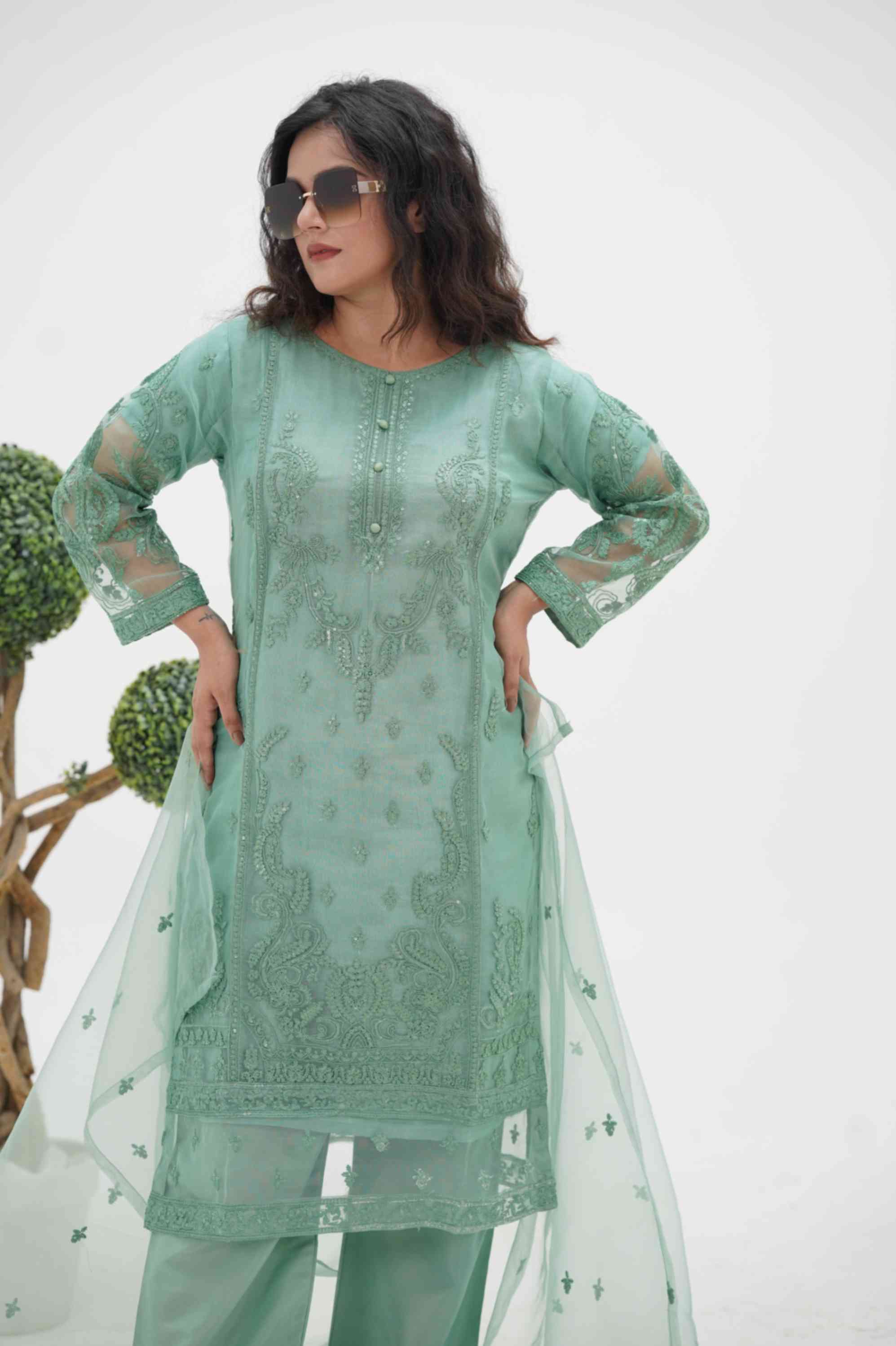 TILLA EMBROIDED COTTON OUTFIT | TK-0321