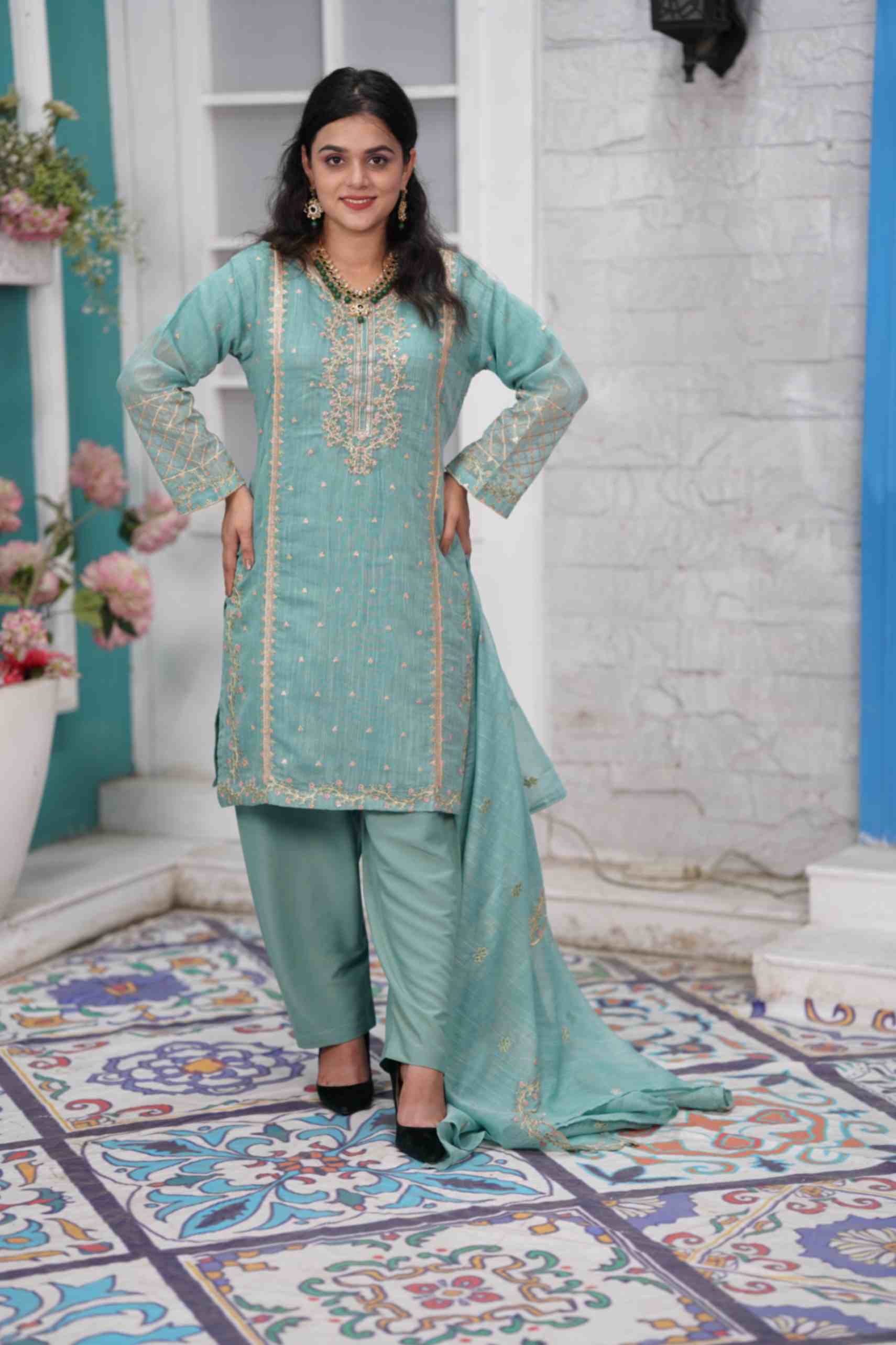 KHADDI MINAR OUTFIT | TK-0321