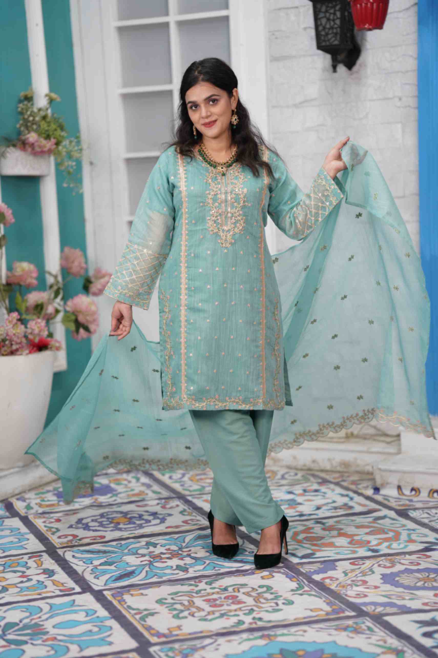 KHADDI MINAR OUTFIT | TK-0321