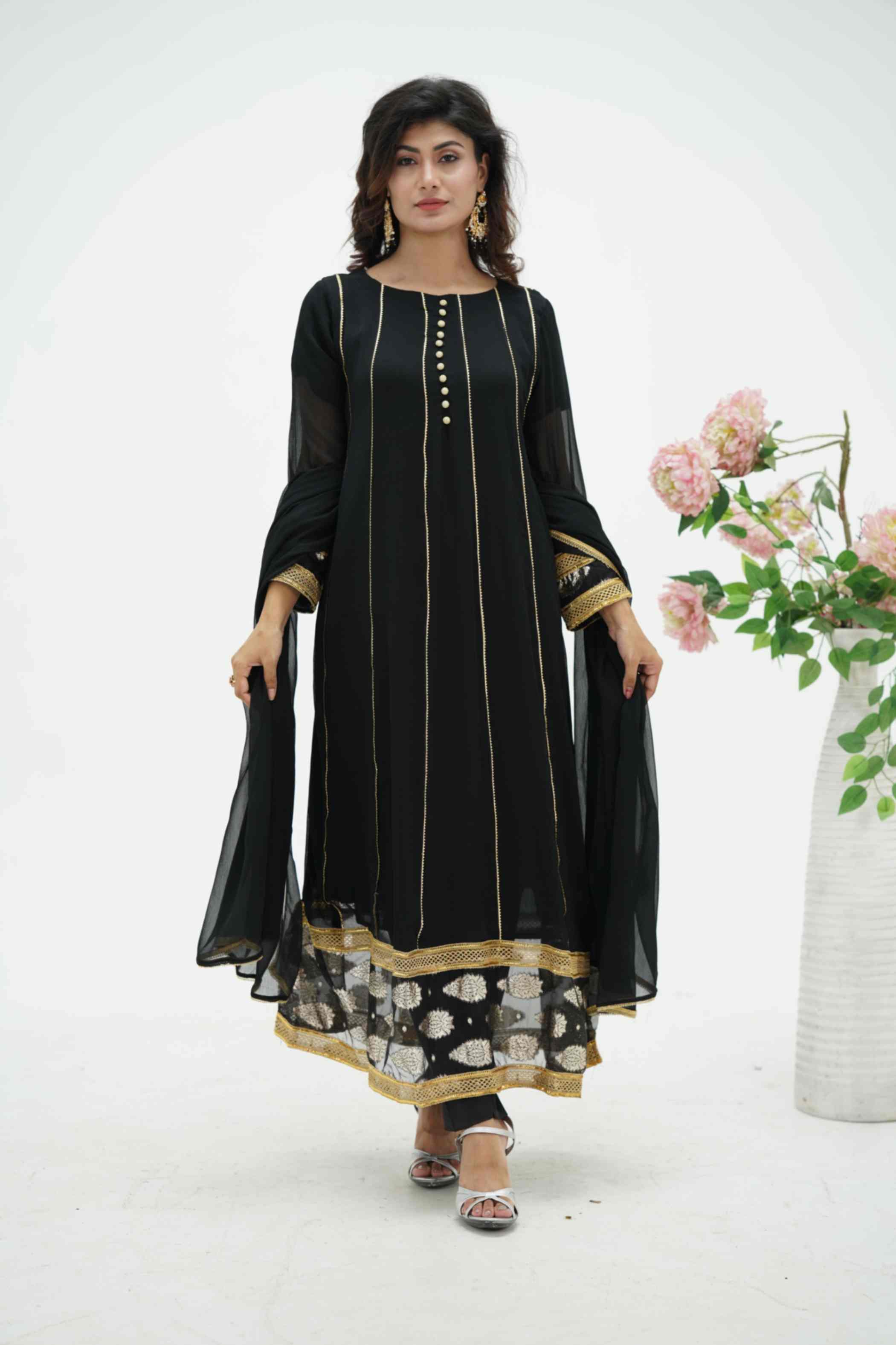 CRINKLE CHIFFON MAXI | TK-0333