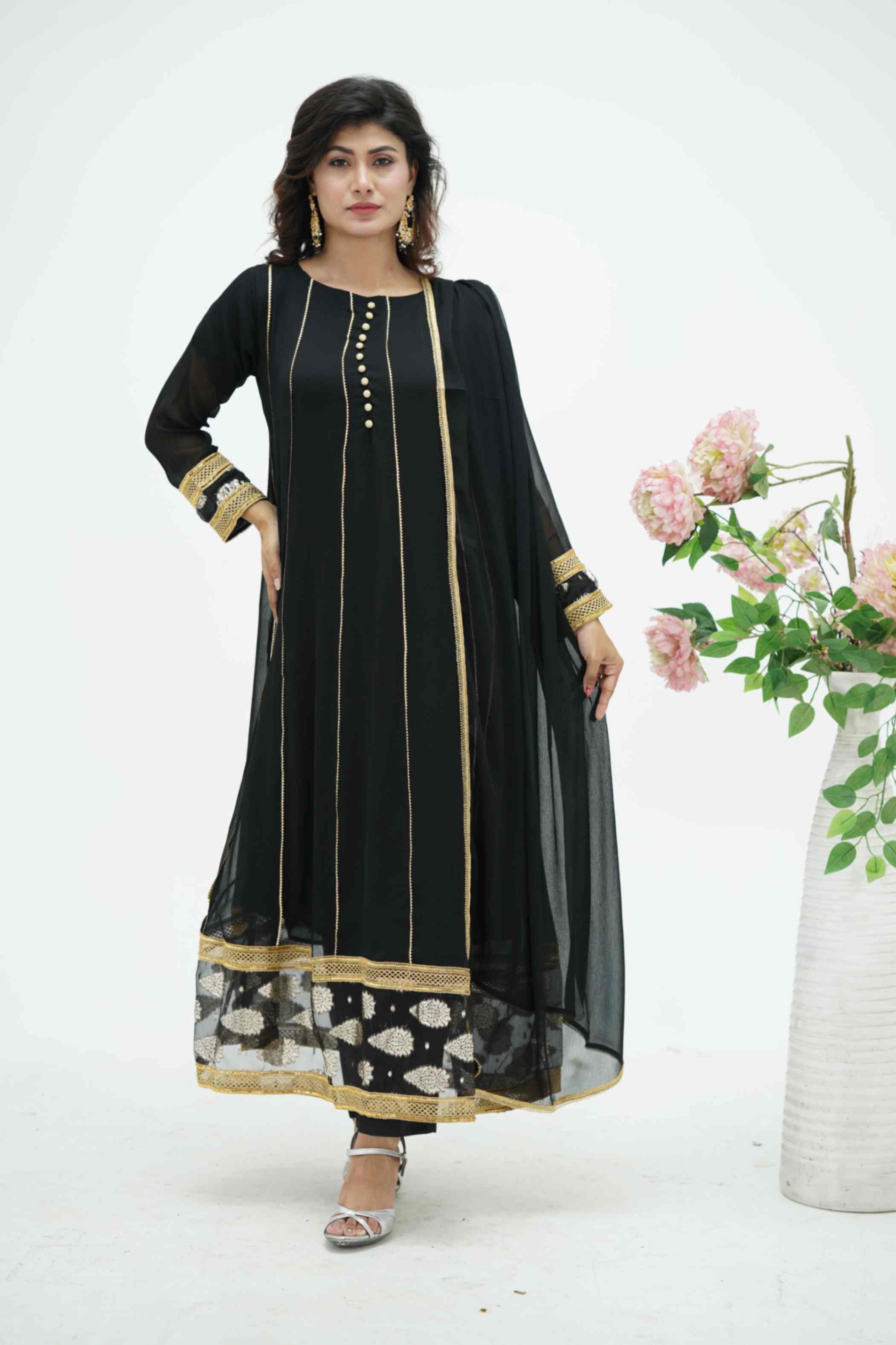 CRINKLE CHIFFON MAXI | TK-0333