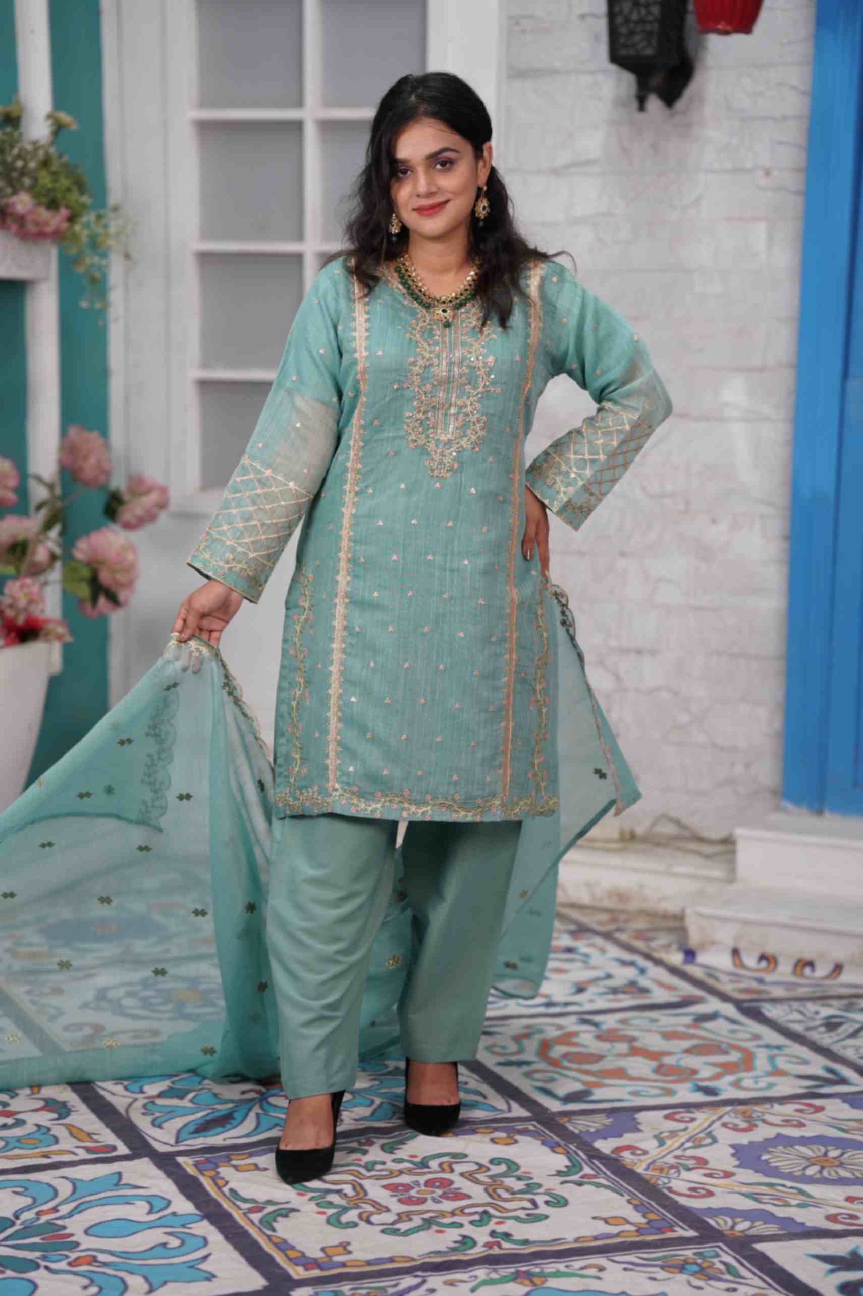 KHADDI MINAR OUTFIT | TK-0321